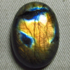 New Madagascar - LABRADORITE - Oval Shape Cabochon Huge size - 24x32 mm Gorgeous Strong Multy Fire